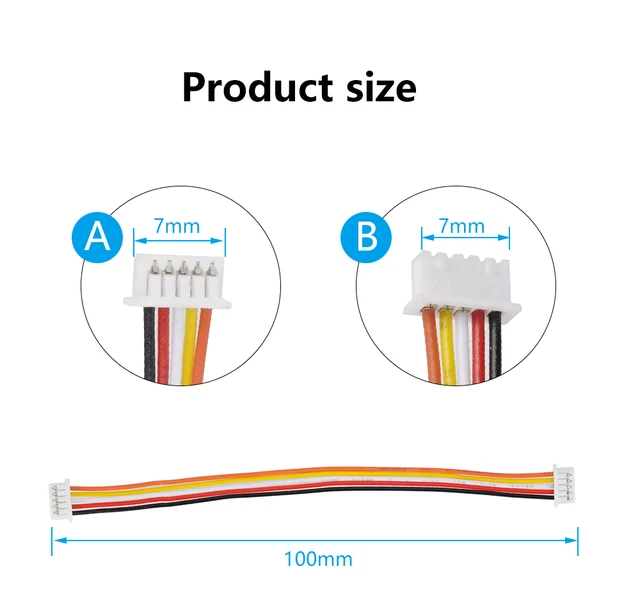 CR Touch Clone Cable 5Pin 10cm Short Sprite Wire CR/BL/CT Touch