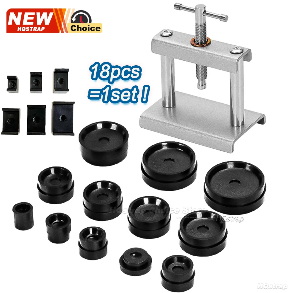 Comprehensive Watch Back Closing Tool and Die Kit - 30-Piece Set