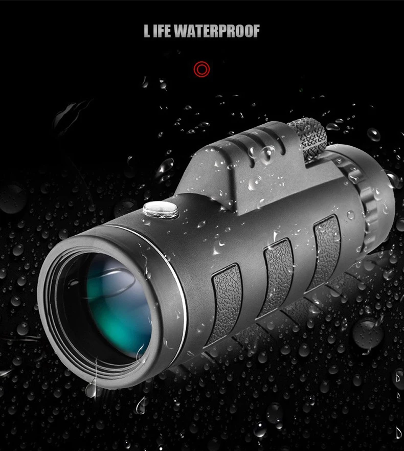 S3529ae6eeb6d4bc098eebe7140b9a95fZ 40X60 Telescope Professional Monocular Powerful Binoculars Pocket Telescope with Tripod for Travel Holiday as Gift Teleskop
