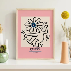 Contemporary Orange Wall Art Canvas: Picasso & Warhol Inspired Home Decor - 40x60cm No Frame (G956 - 2)