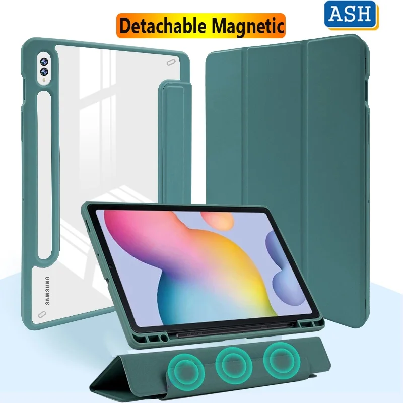 

ASH Rebound Magnetic Case For Samsung Galaxy Tab S8 X700 X706 S7 Tab A8 10.5 A7 10.4 S6 Lite A7 Lite 8.7 Tab A 8.0 2019 Cover