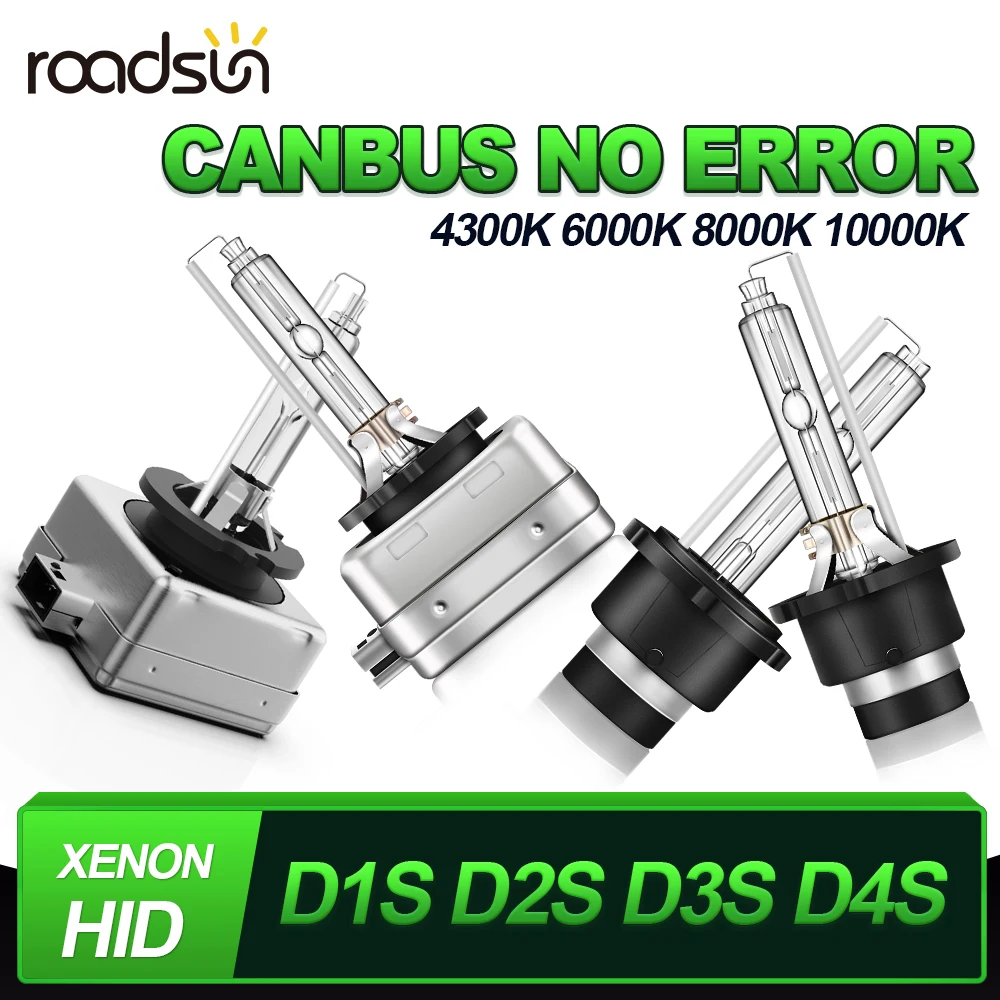 2Pcs Super Bright 12V 22000LM 70W Car HID Bulb HID Xenon Headlight D1S D2S D3S D4S 1:1 Xenon Lamp 4300K 6000K 8000K 10000K hid xenon headlight bulb car headlight bulbs