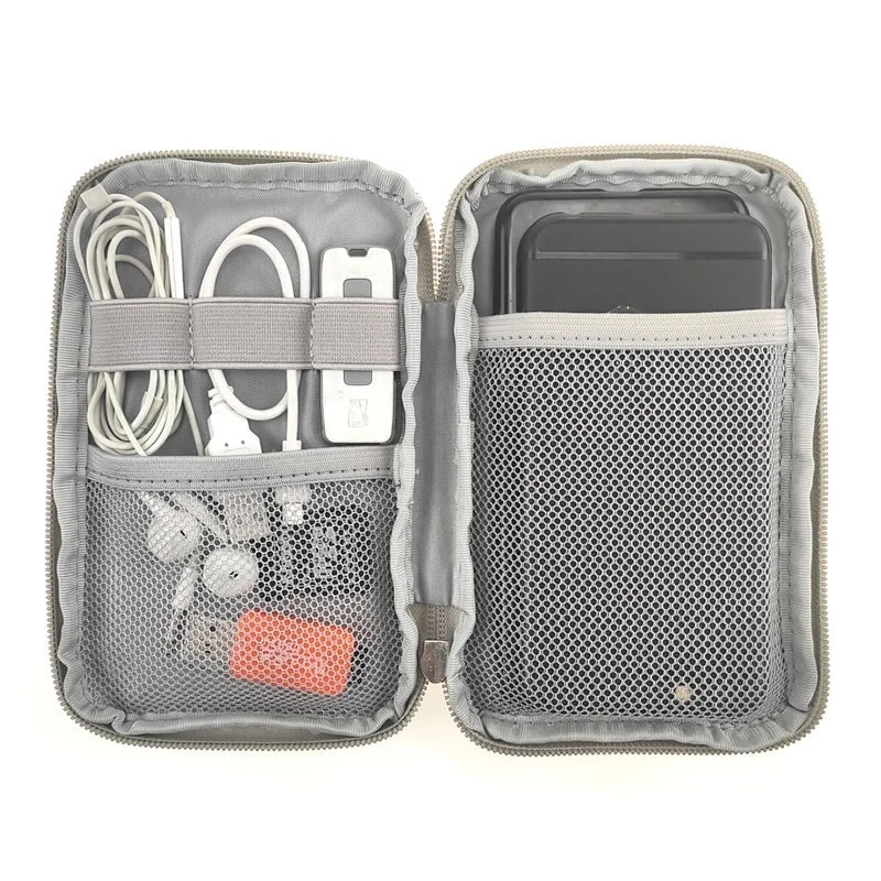 Travel Kit Small Bag Mobile Phone Case Digital Gadget Device USB Cable Data Cable Organizer Travel Inserted Bag Storage Bag 2023