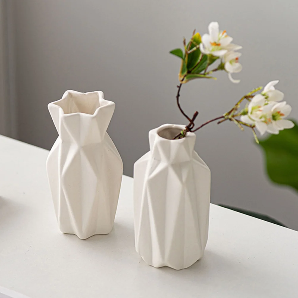 

3 Pcs Small Ceramic Vase Flower Arranging Neutral Home Decor Ceramics Vases Decorative