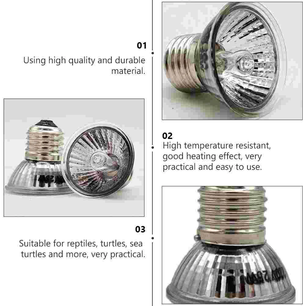 3 PCS Full Spectrum Turtle Basking Lamp Hanging Vine Decoration Window Warm Reptile