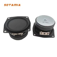 SOTAMIA 2Pcs 2.5 Inch Square Full Range Speaker 67mm 4 Ohm 15W HIFI Loudspeaker Audio DIY Waterproof Outdoor Bluetooth Speakers 1