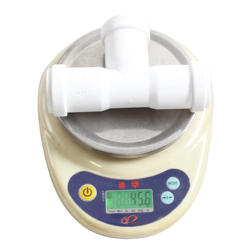 talea pvc tres encaixes do conector 05