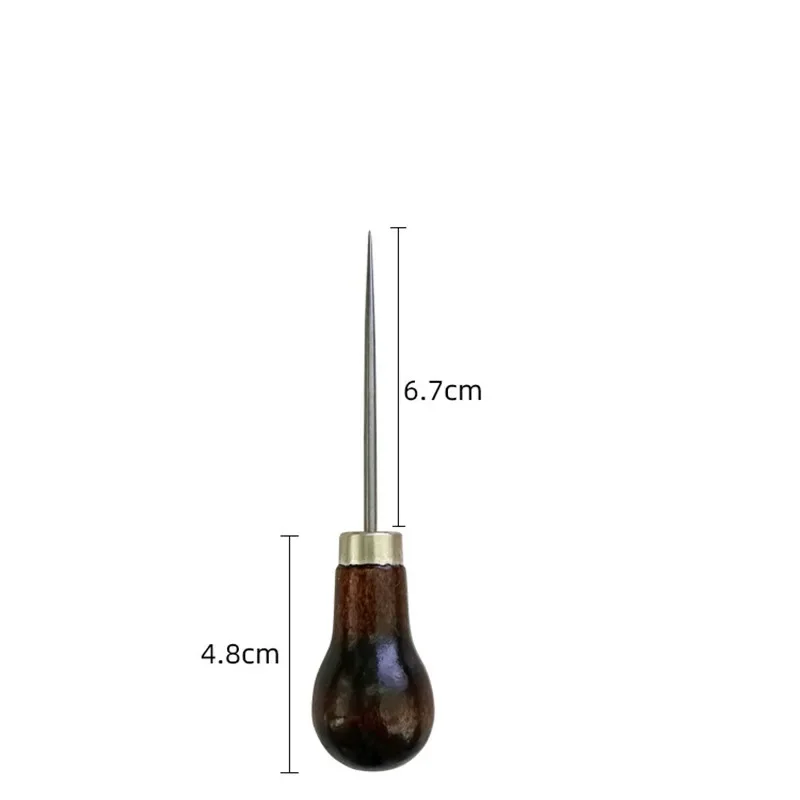 Leather Punching Awl Sewing Awl Scratch Stitching Pin Punch Sewing Shoes Repair Tool Hand Stitcher 3Pcs