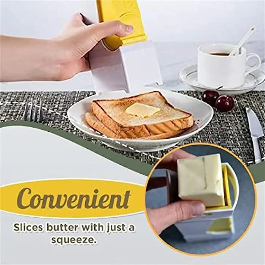 Portable Butter Cutter Cheese Slicer Squeeze Dispenser Automatic Cheese Slicer Kitchen Tool Handheld Butter cheese slicer butter slicer