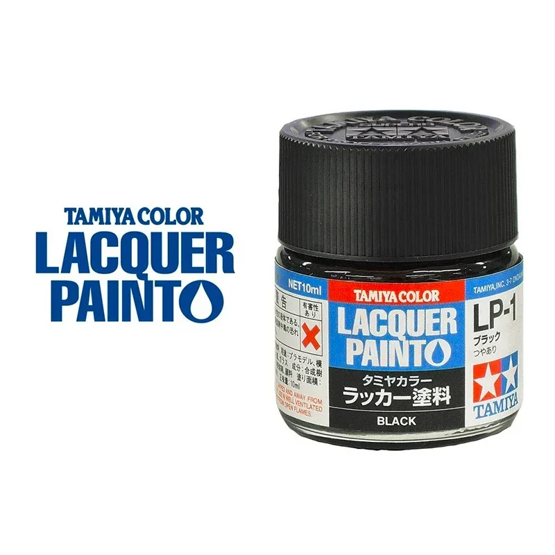 TAMIYA Color Lacquer Paint LP-1 To LP-27 (82101-82127) Jars 10ml Nitro Oil-based Paint Pigment Model Kits Coloring Consumables