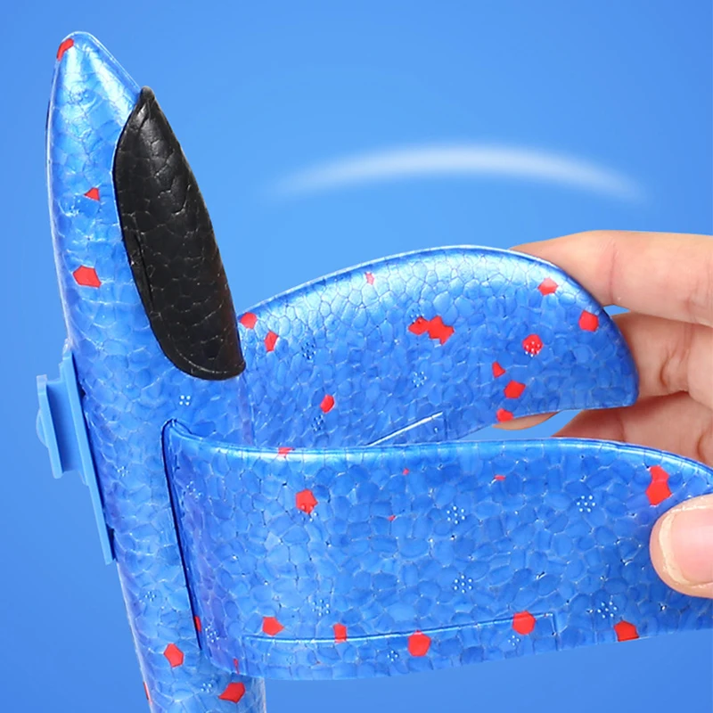 Airplane Launcher Toys Kids Catapult Guns Aircraft Shooting Toy Outdoor Sports Flying Foam Plane Launcher Gifts for Boys Girls 5