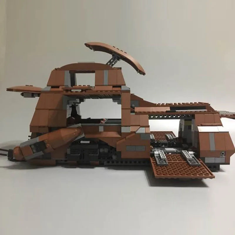 New In Stock Fit 7662 05069 Trade Federation MTT Containerized Troop Carrier Building Blocks Toys for Children Christmas Gift