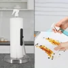 Household Vertical Paper Towel Holder With Spray Bottle Paper Towel Holder For Kitchen, Bathroom, Countertop Paper Towel Holder 1