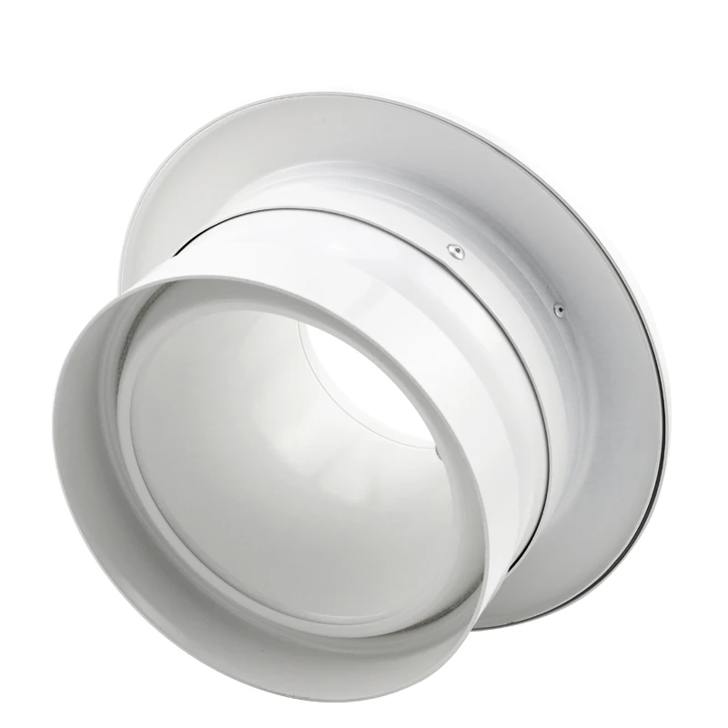 Ventilation Pipe Valve Aluminum alloy 125mm spherical nozzle central Ventilation adjustable remote jet fresh air system outlet valve