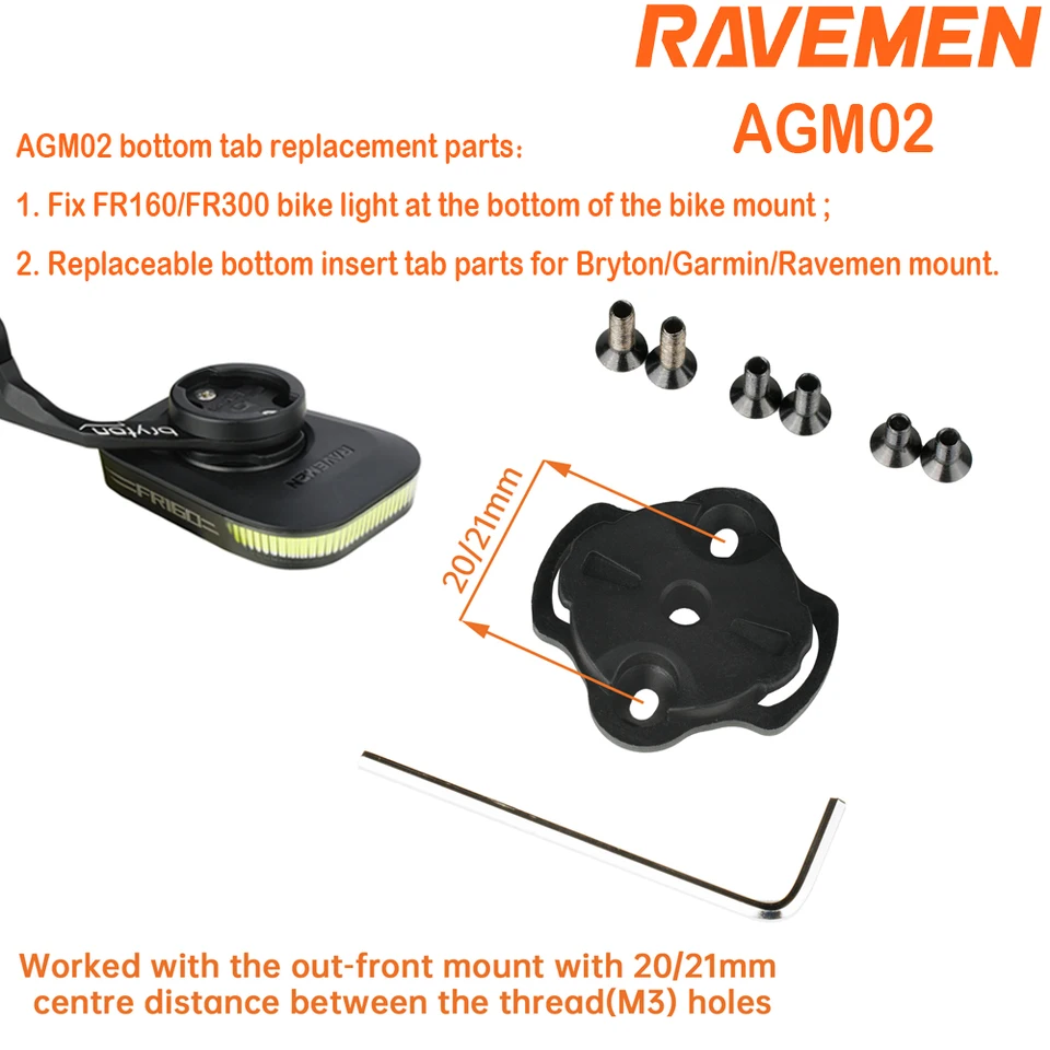 Ravemen FR160 přední světlo + adaptér Garmin - MTBIKER shop