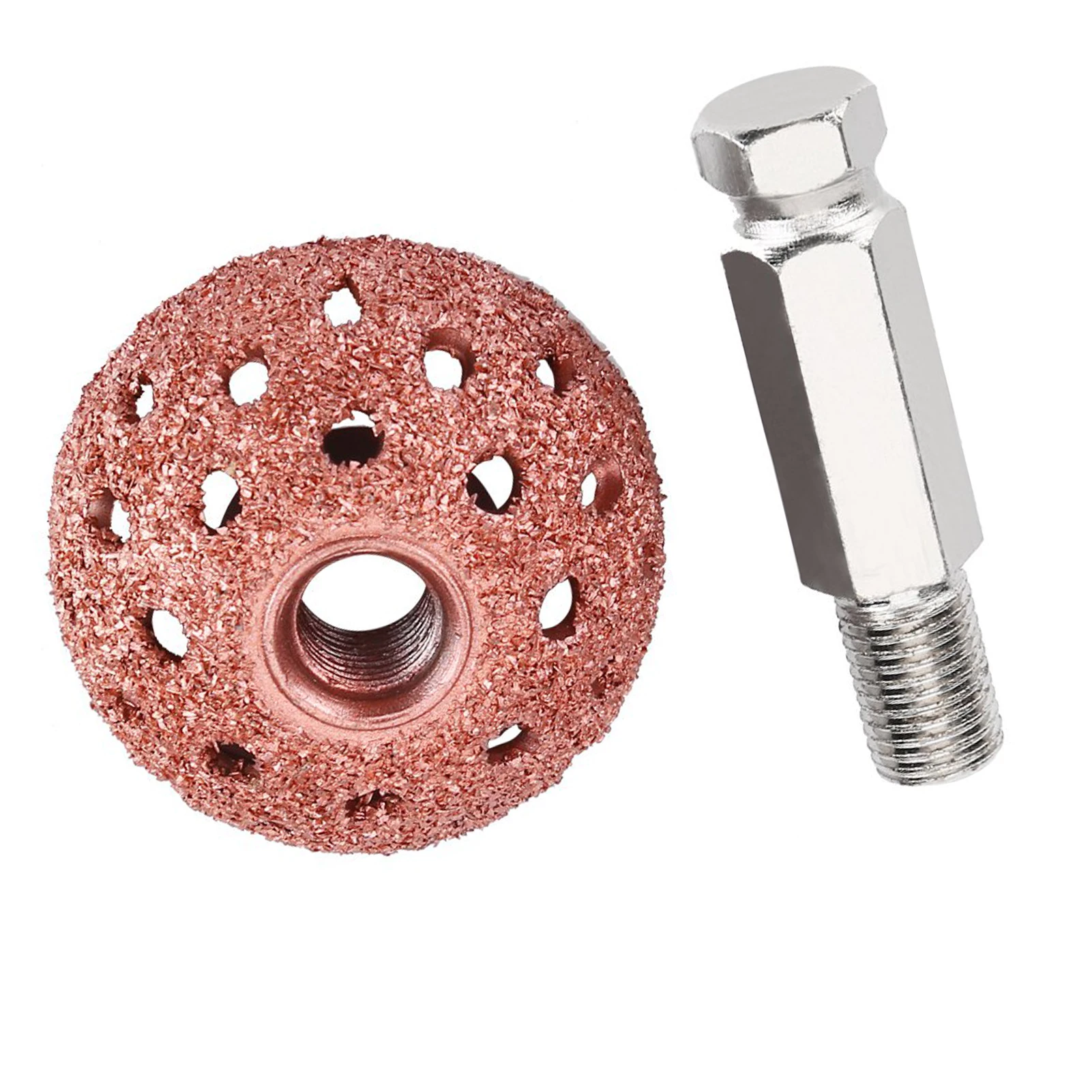 Tire Repair Tools 38mm Tire Repair Grinding Head Coarse Grit Buffing Wheel with Linking Rod Grinding Tools Buffing Wheel