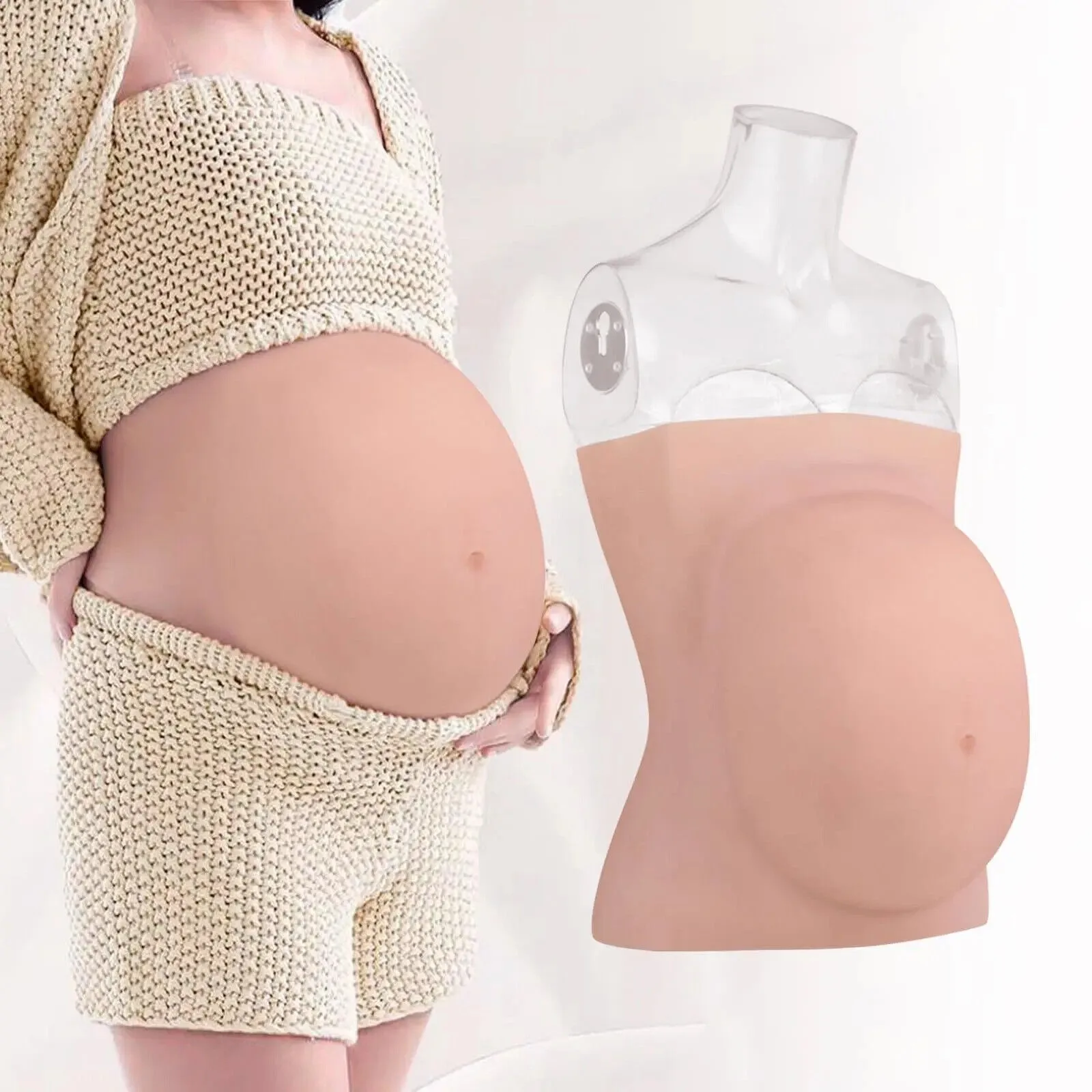 가짜 배꼽 가짜 임신 배꼽 시뮬레이션 임신 배꼽 진짜 큰 배꼽 임산부 사진 성능..