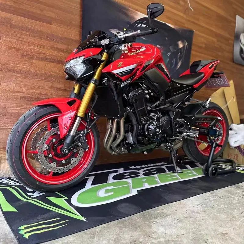 カワサキ（KAWASAKI）★メンテナンスマット/200×80ｃｍ/滑り止付 カワサキ（KAWASAKI）☆メンテナンスマット/200×58cm/滑り止め