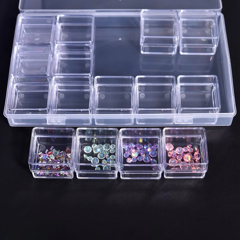 14/24/48 Holes Nail Drill Bit Storage Box Stand Display Container For Nail Drill Bit File Display Accessories Art Tool