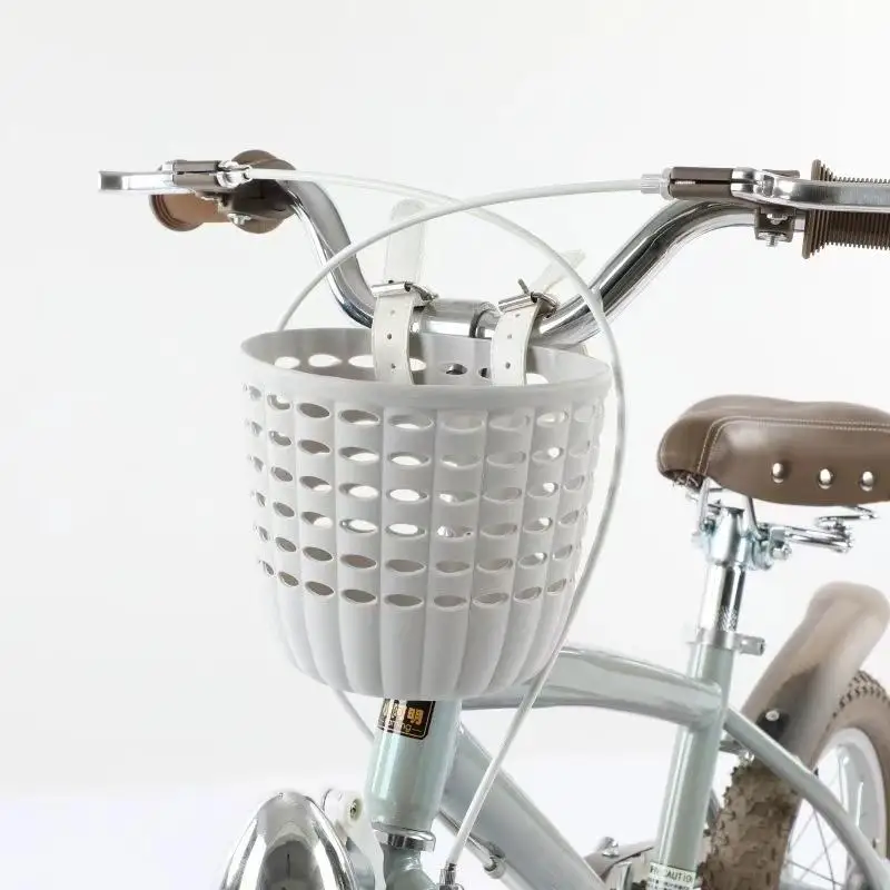 Durable Kids' Bicycle and Scooter Storage Basket with Adjustable Straps
