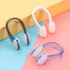4Pcs Silicone Swimming Nose Clip Earplug Earplugs Suit Waterproof Swim Earplugs Small Size for Adult Children Soft Nose Clip 1