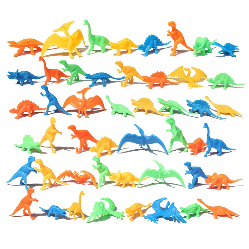 10pcs/lot Mini Dinosaur Model Children's Educational Toys Small Simulation Animal Figures Kids Toys for Boy Gift Animal 3