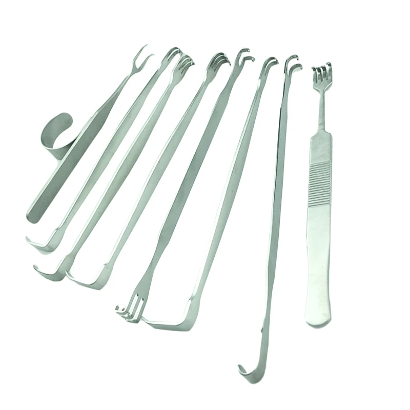 Stainless Steel Eyelid Hook Tool Double Head Eyelid Retractors Double Head Pull Hook Ophthalmic Instrument ophthalmic microsurgical scissors,ophthalmic surgical instruments