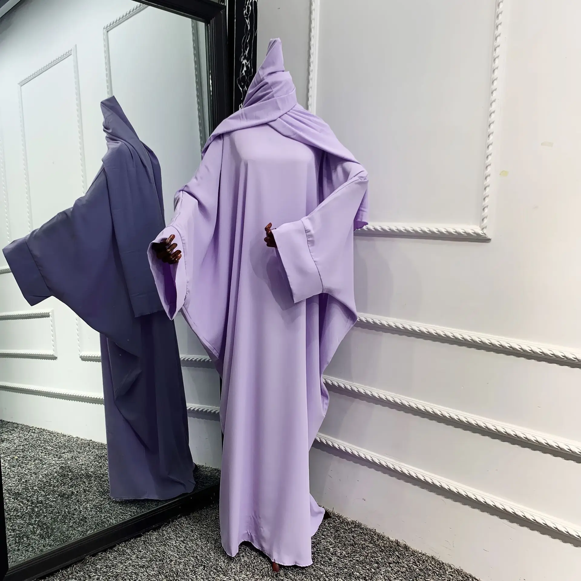Purple with hijab