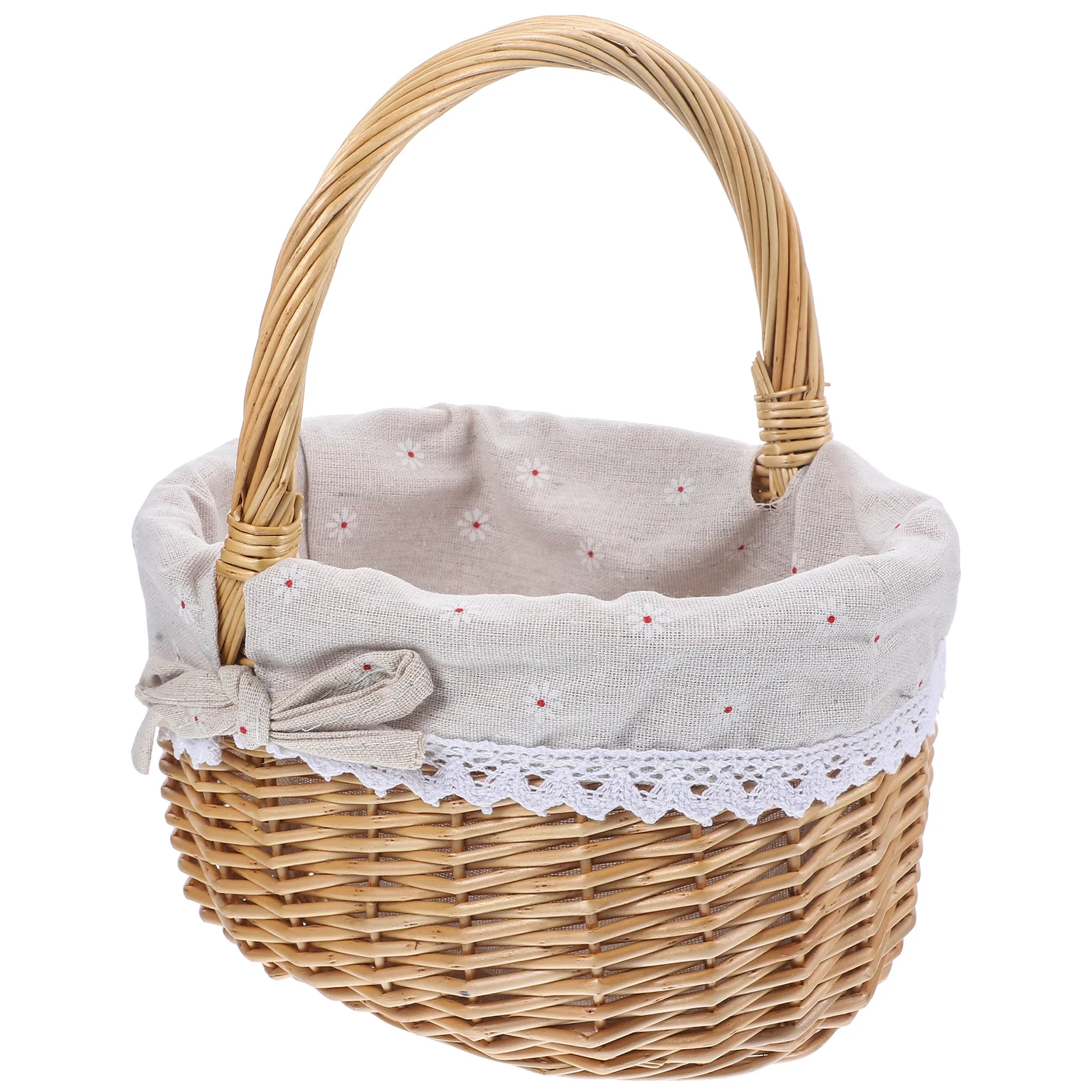 

Woven Seagrass Wicker Storage Nest Baskets Rattan Handwoven Wood Chip Basket Sundries Storage Container