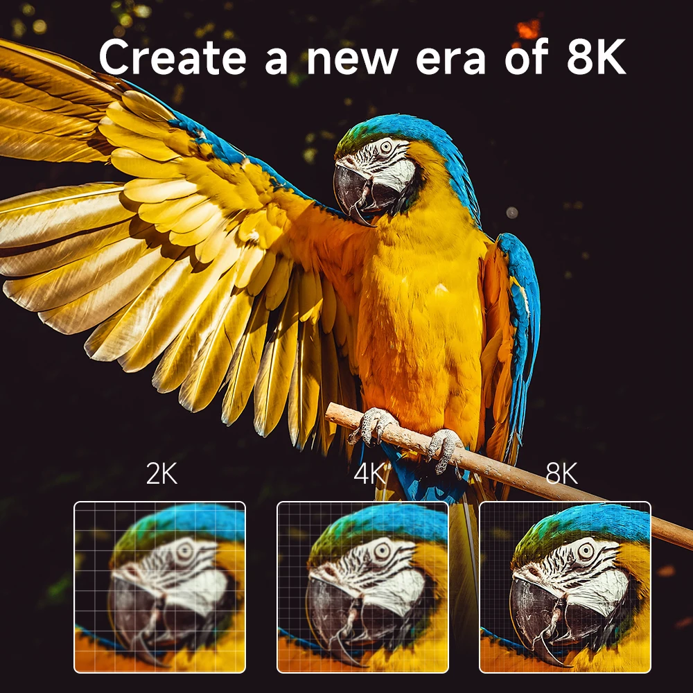 Фото Кабель MOSHOU HDMI 2,1, 8K, 60 Гц, 4K, 120 Гц, 48 Гбит/с №3