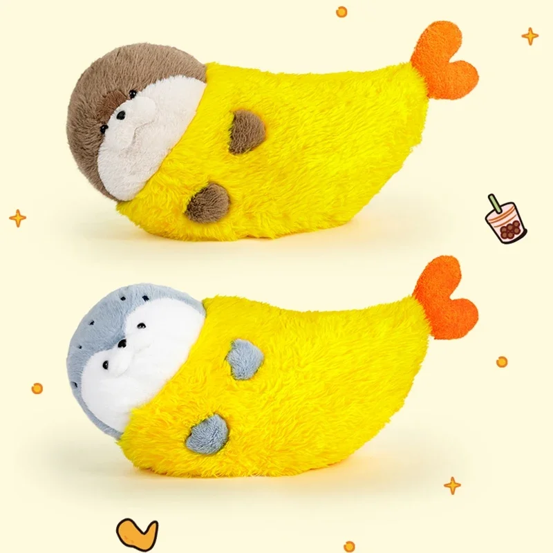 Kawaii Seal Fried Shrimp Tempura Plush (60cm) - Limited Edition