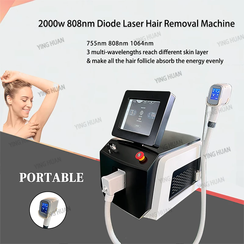 

diode laser 808nm Quality Painless hair removal Machine Professional 755 808 1064 Freezing The whole body Depilation device