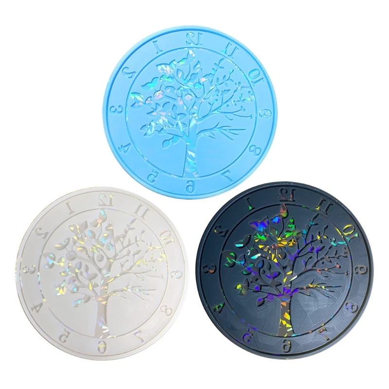 

Q0KE Clock Silicone Mold DIY Clock Resin Molds