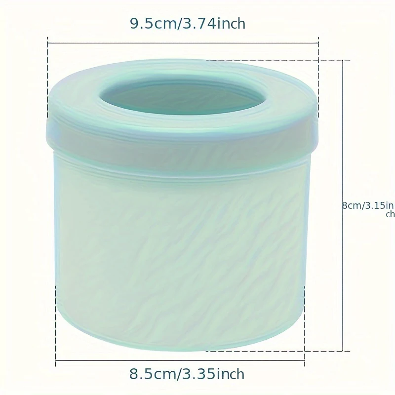 1pc-Cylinder Ice Tray Silicone Ice Cube Mold Silicone Ice Cube Cup Ice Storage Box Mini Cup Ice Bucket