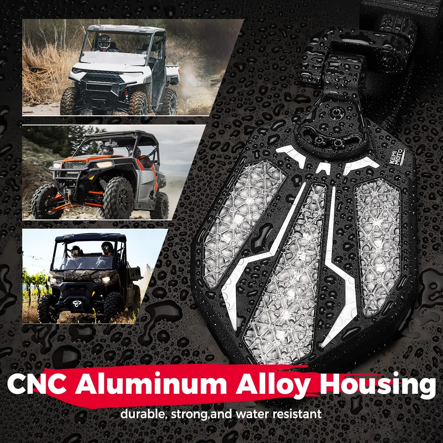 Compatible with Polaris Ranger XP 570 900 1000 General for Can-Am Defender  Maverick Trail Sport UTV Pro-Fit Side Mirrors Lights - AliExpress