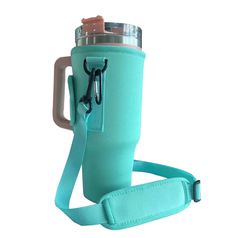 Adjustable Shoulder Strap For Stanley 40oz Tumbler with Handle Water Bottle  Carrier Bag Mug Cup Holder - AliExpress