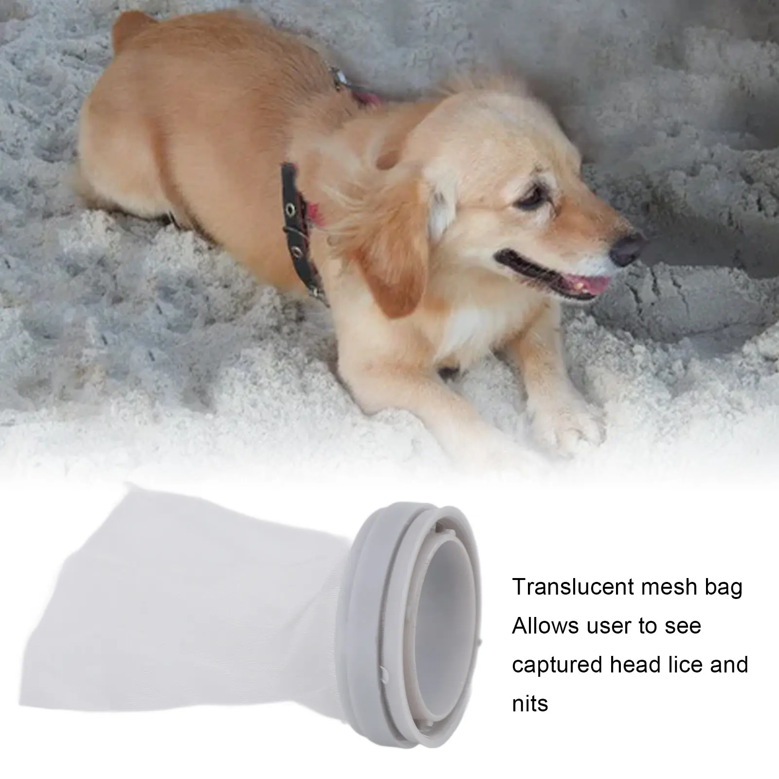 10Pcs Electric Lice Comb Filter Refill TranslucentMesh ElectronicLice Comb Filters Easily Attaches Disposable Hygienic For Pet