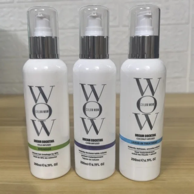46274-405d26.jpg Colorn Wow Anti-Frizz Conditioner Mousse Volume Defining Spray Super Natural Softness Root Smoothing And Smoothing Hair Serum
