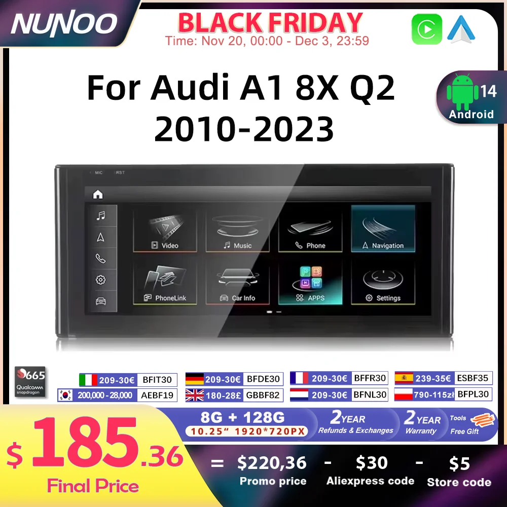 Android 14 Auto Radio for Audi A1 RMC: The Complete Guide to Upgrading ...
