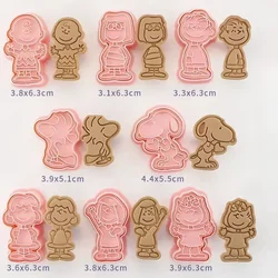 Cute Cartoon Cookie Cutter Set - DIY 3D Baking Mould and Biscuit Maker (C 8pcs)