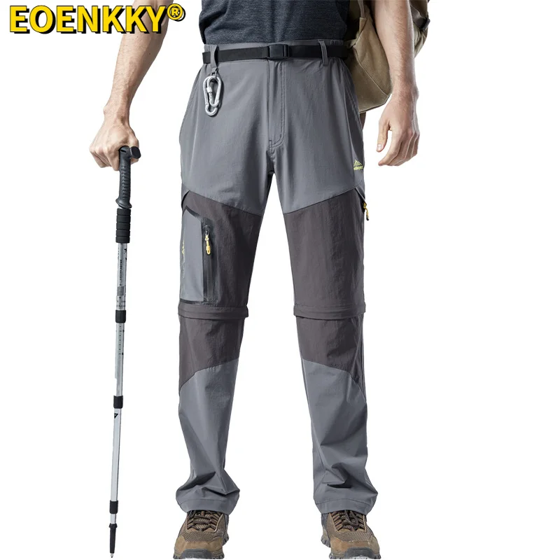 

Hot Men's Hiking Pants Convertible Quick Dry Lightweight Zip-Off Outdoor Travel Camping Fishing Climbing Hiking Cargo Pants