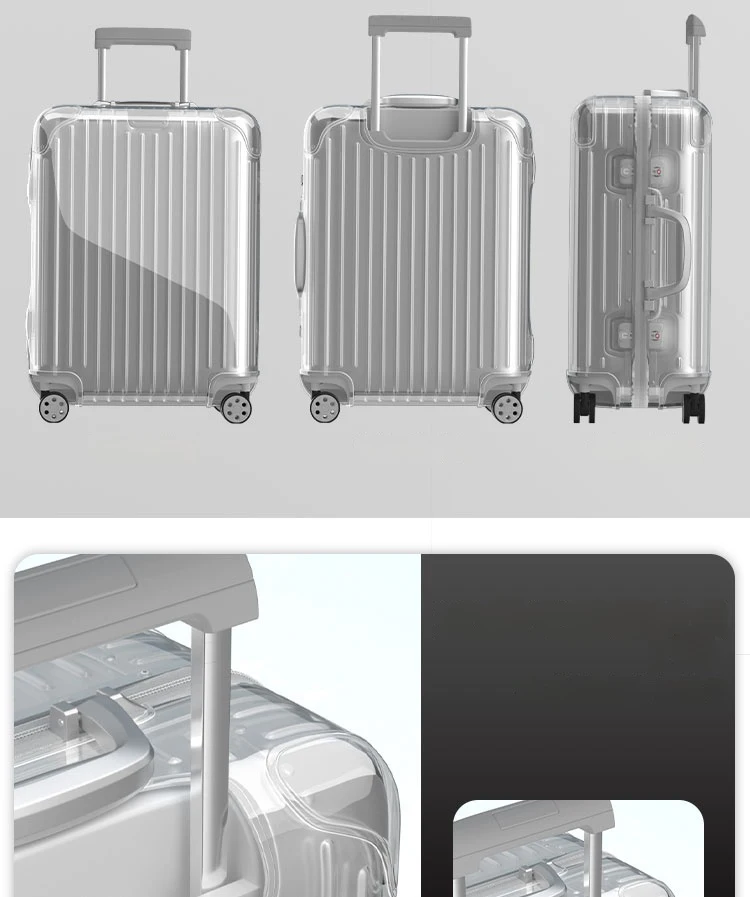 Clear Luggage Cover Applicable For Rimowa Original Protective Transparent 21 26 30 Inch Rimowa Topas Suitcase Case Cover
