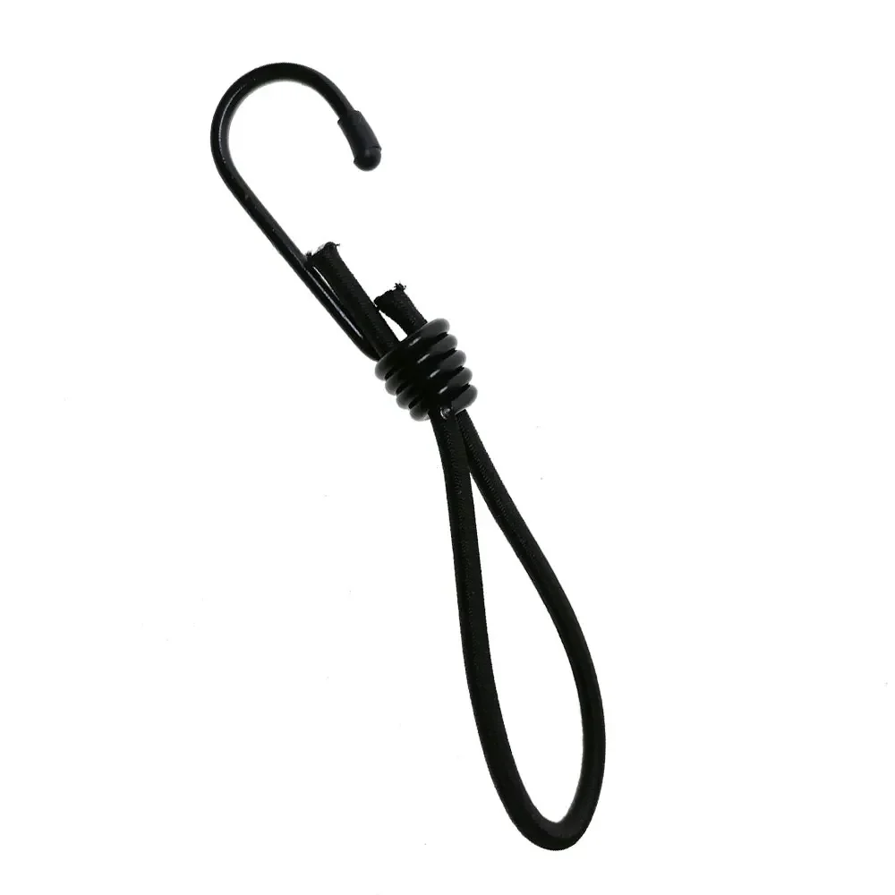 Bungee Cord Loops With Hooks | Strong Stretchy Shock Cord Tie Downs For Tent, Tarp, Camping, Cargo | Set Of Multiple | Church Products UK