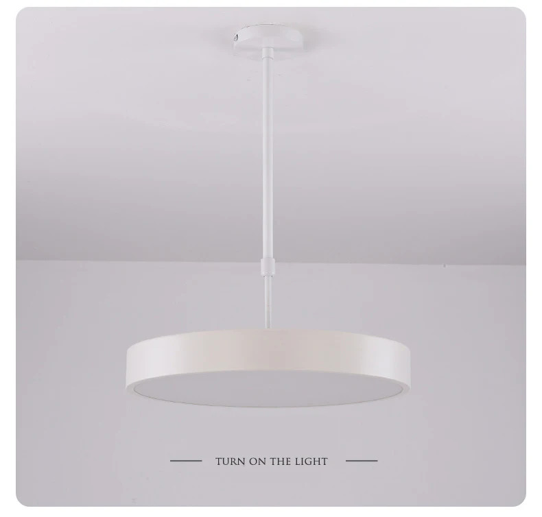 Modern LED Round Retractable Pendant Light Bedroom Hallway Dining Room Kitchen Dining Room Cafe Shop Black/White Pendant Light lantern pendant light