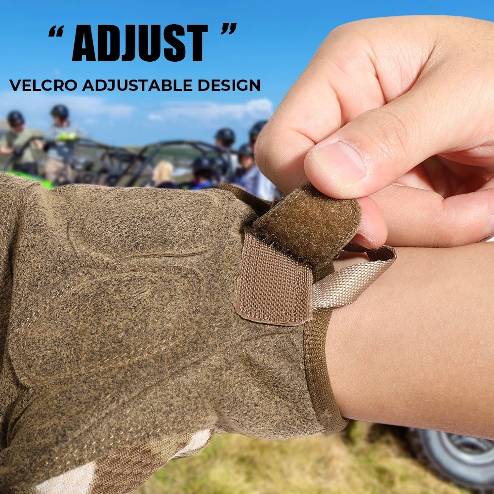 Touch Screen Tactical Cycling Gloves Outdoor Combat Airsoft Paintball Hunting Shooting Hiking Bicycle Sports Anti-Slip Men Women 5