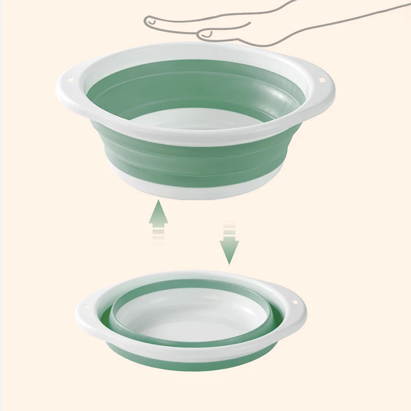 S-XL Portable Folding Basins Multi-purpose Collapsible Wash Basin Home Bathroom Kitchen Hanging Space-saving Water Basin