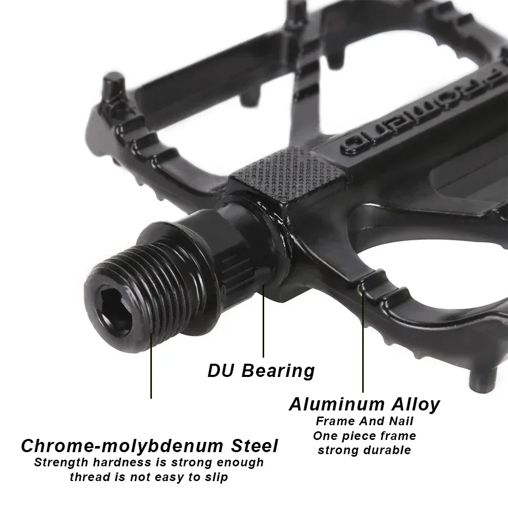 R27 Road Bicycle Pedal Non Slip DU Bearing Bike Pedal Light Weight Cycling Platform Classic Cycling Accessories Bicycle Pedals