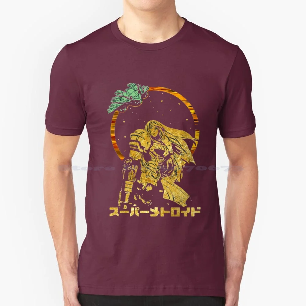 Maglietta Senza Titolo 100% Cotone Tee Interstellare Bounty Hunter Samus Aran Videogiochi The Bounty Hunter Rdr2 Redemption Space