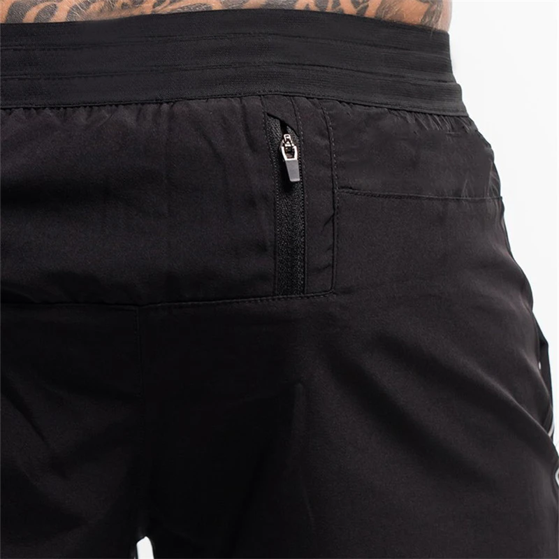 Summer Drawstring Solid Color Quick Dry Cool Shorts Woven Nylon Men's And Women's Same Style Loose Five Point Sweatpants 6