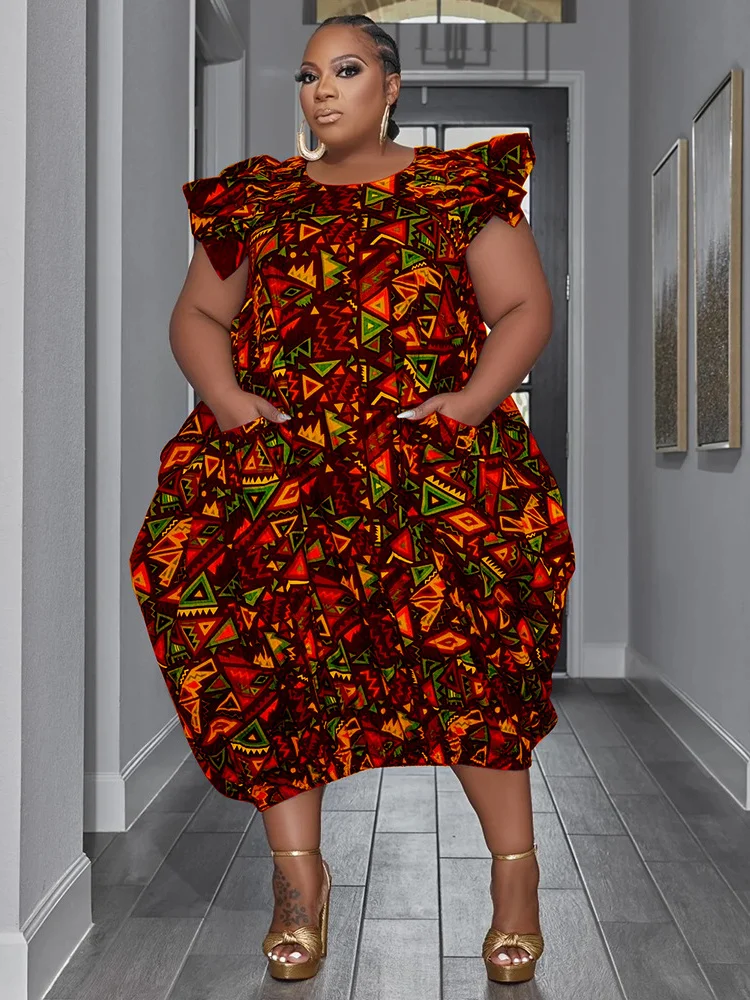 Long Dresses Latest Kitenge Designs For Plus Size SOMO Plus Size